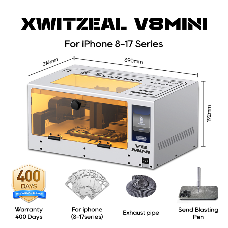 Xwitzeal® V8 MINI Laser Glue R - Electronics Repair Tools ulasan dan harga