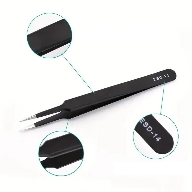 2026 6pcsPrecision Long Tweeze - Electronics Repair Tools ulasan dan harga